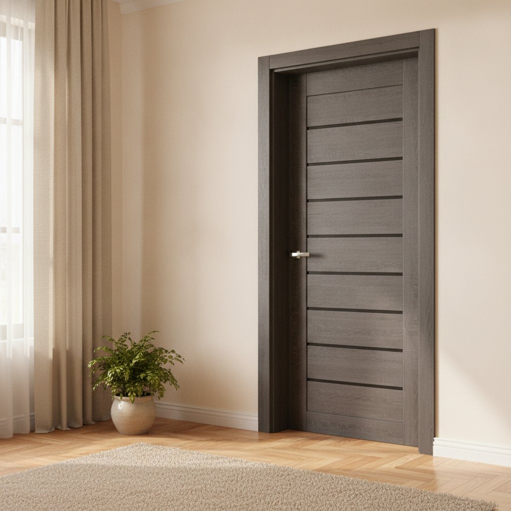 Міжкімнатні двері ОМіС Doors С 018 Эко BG дуб магма Чорне скло — фото 6