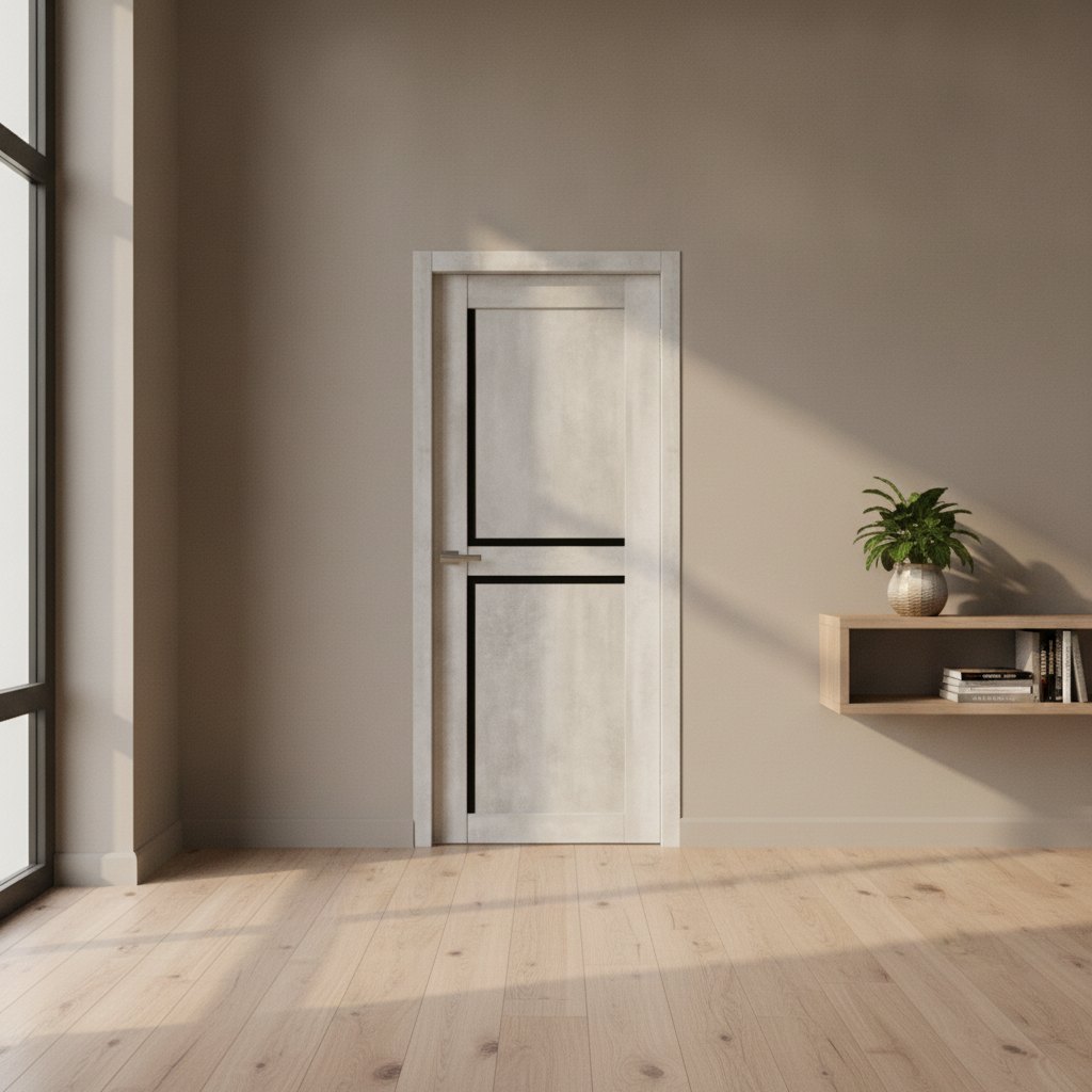 Міжкімнатні двері Оміс Smart C101 BG Бетон Світлий — фото 2