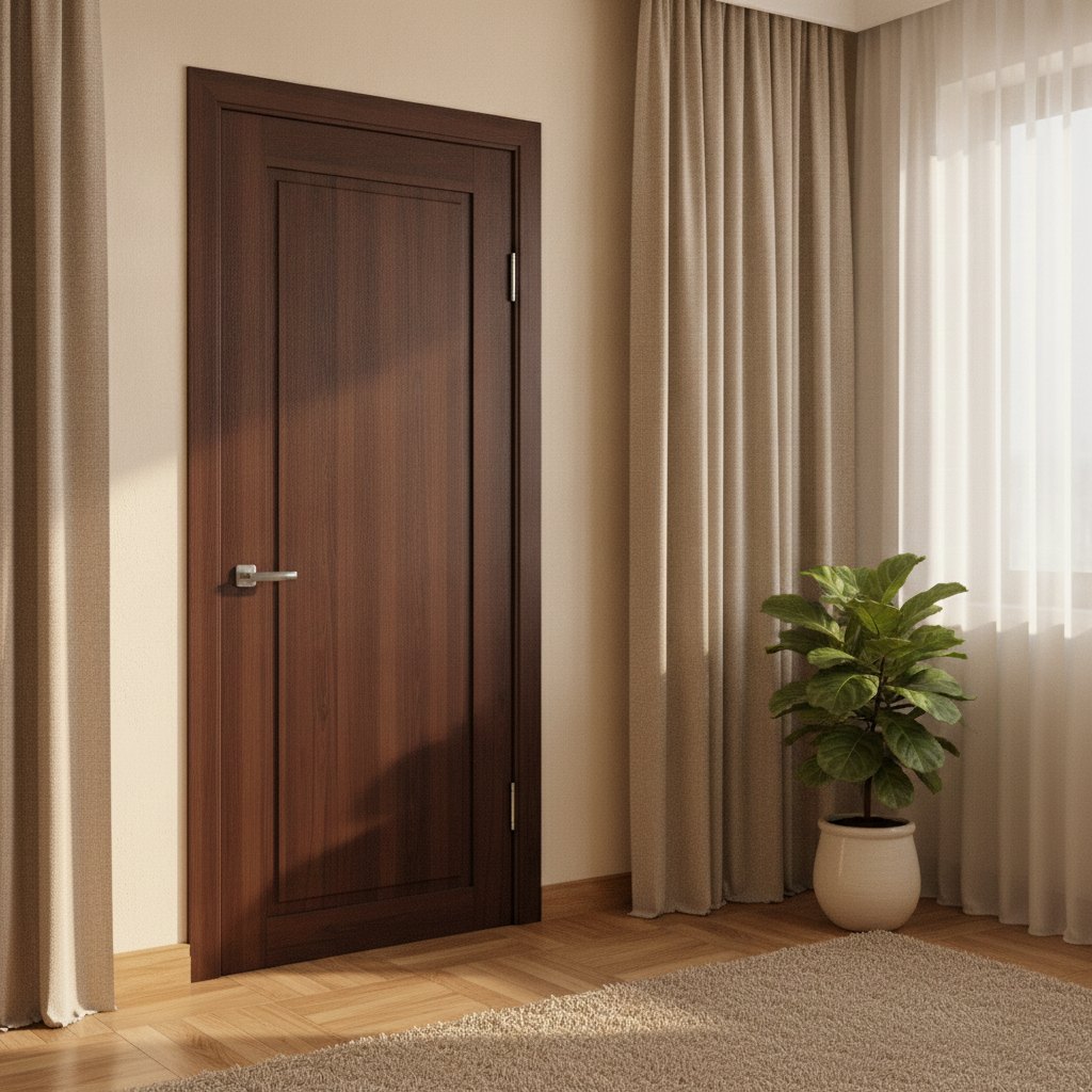 Міжкімнатні двері ALLIANCE DOORS Stockholm / ПВХ Горіх італійський — фото 2