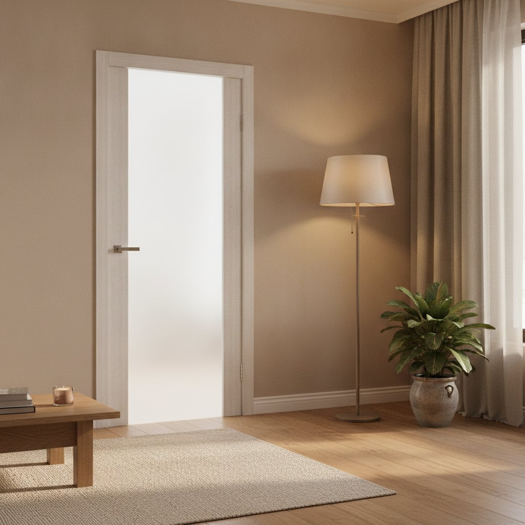 Міжкімнатні двері Оміс Gloss triplex milk Cortex/ Bianco — фото 3