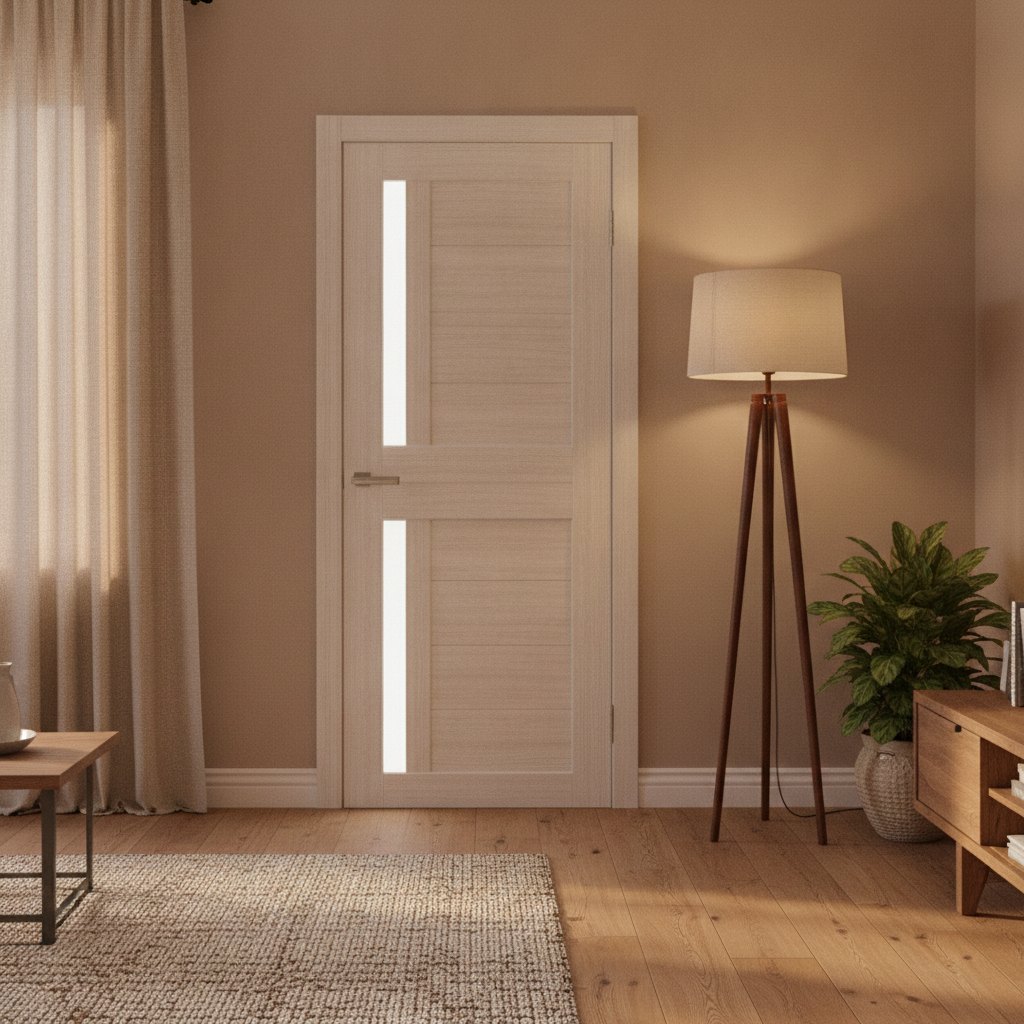 Двері міжкімнатні Оміс Deco 01 зі склом чорне 40 мм Cortex — фото 2