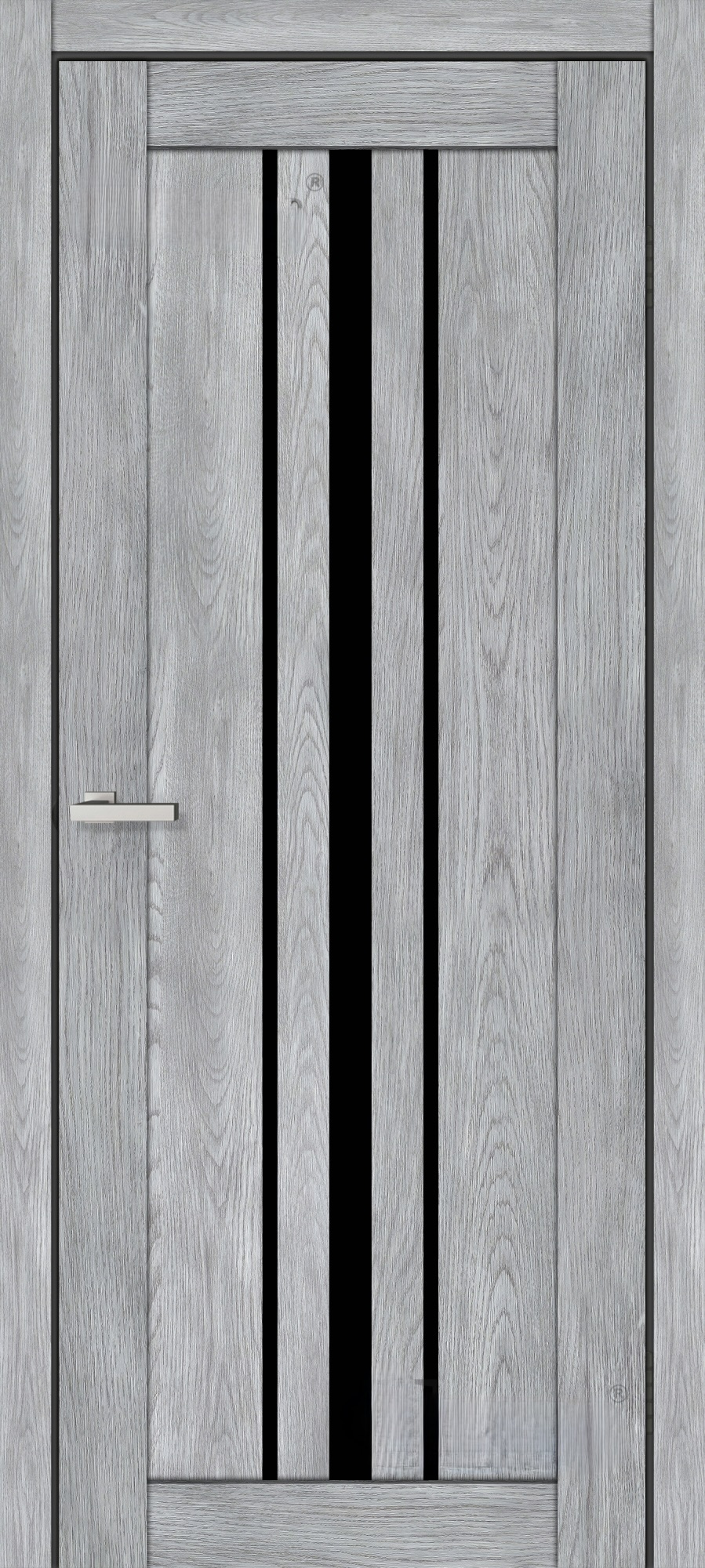 Межкомнатные двери ОМиС Doors С 050 ПВХ BG дуб лофт Черное стекло