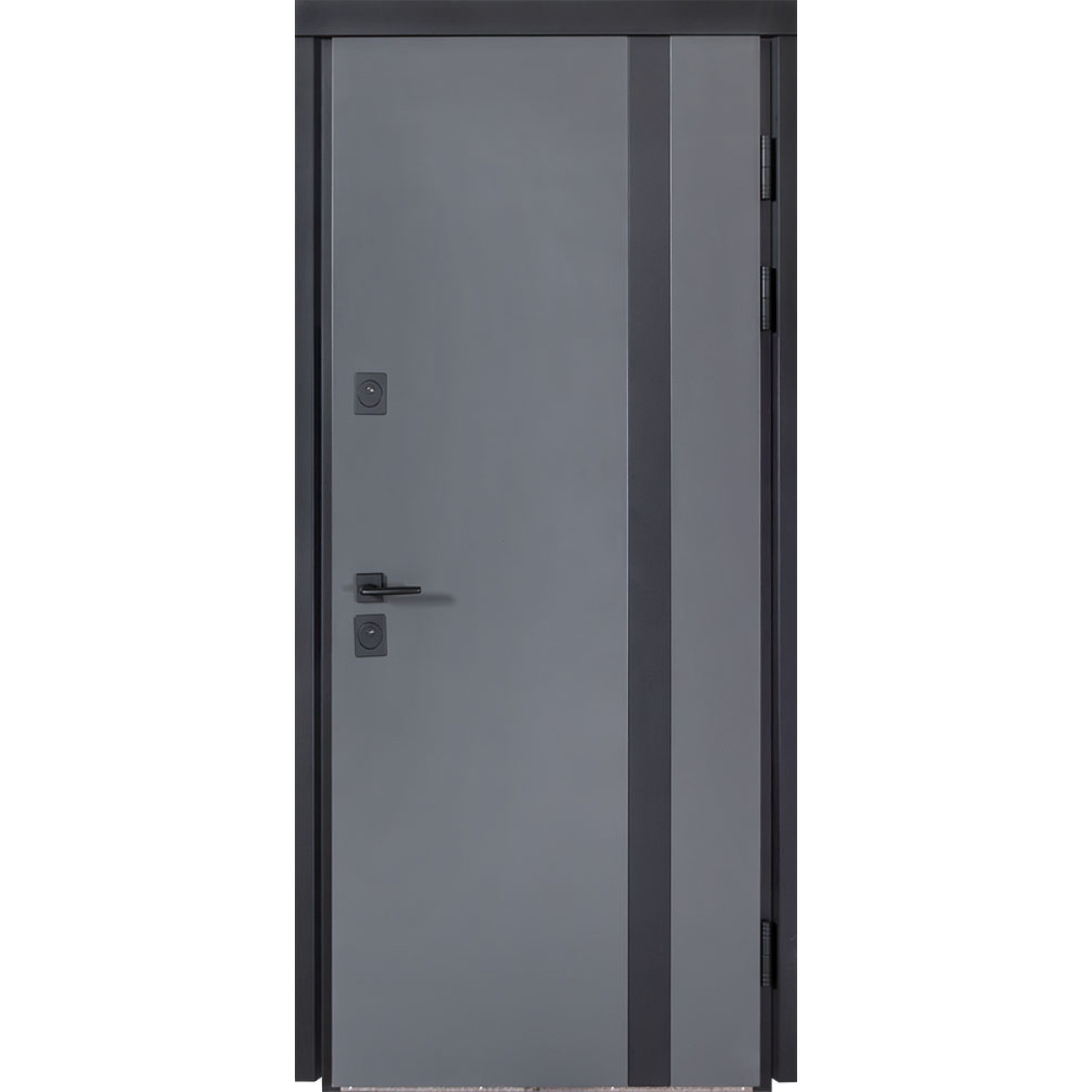 Вхідні вуличні двері Булат Котедж мод.710/265 Metalic Grey / Титан