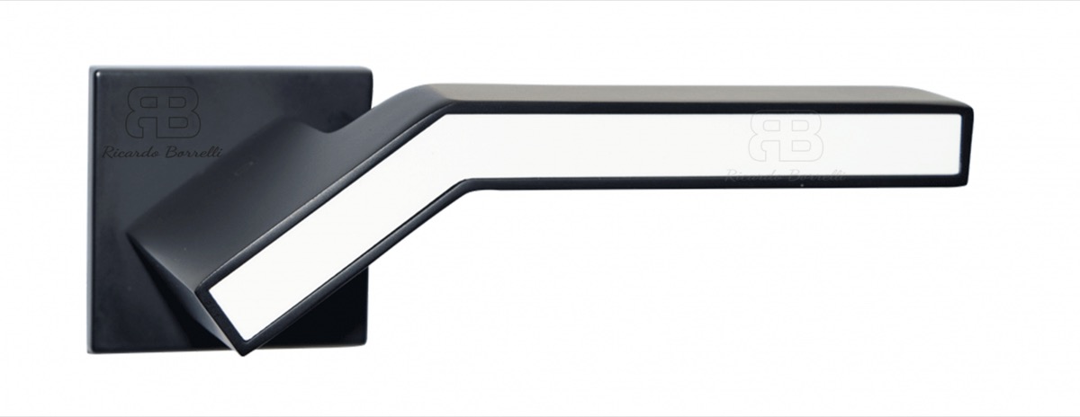 Дверная ручка TM RB QUATTRO модель Q 04.50(пара), кмпл. MB/мат. черный, шт