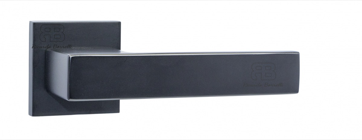 Дверная ручка TM RB QUATTRO модель Q 06.50(пара), кмпл. MB/мат. черный, шт