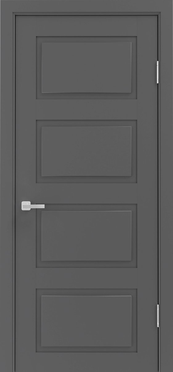 Межкомнатные двери ALLIANCE DOORS Quadro 1 (ППЛ) Титан софттач