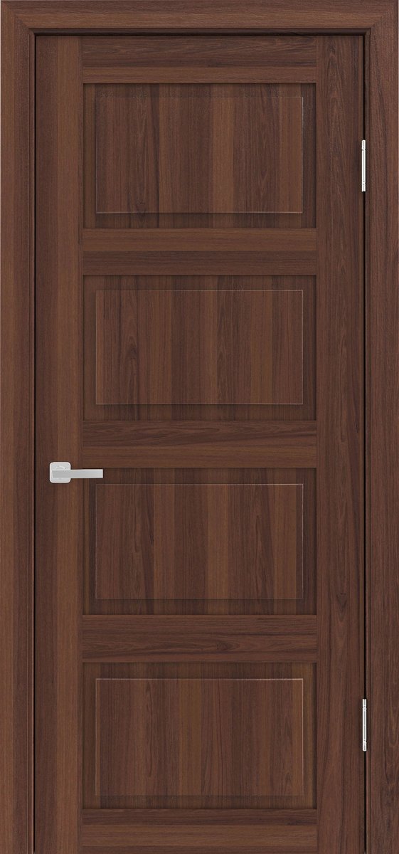 Межкомнатная дверь ALLIANCE DOORS Quadro 1 (ПВХ) Орех итальянский