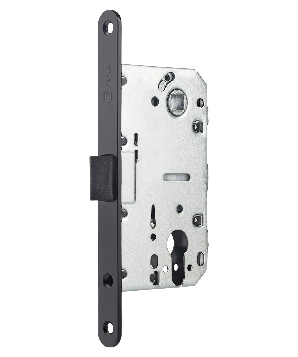 Корпус замка циліндровий під ручку PALADII 85х50х18 410С PVC Kevlar BN чорний