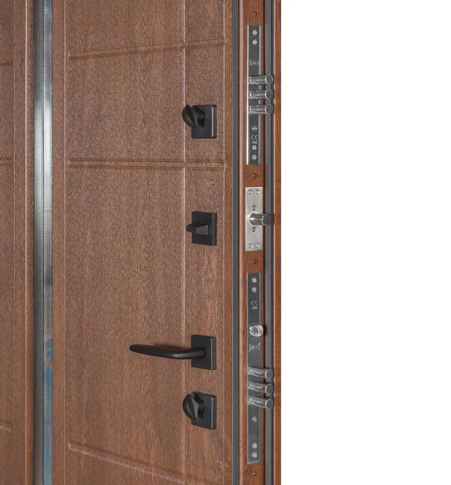 Вхідні двері Булат Термо Хаус, модель 705/431 – 1200 мм. Дуб бронза/Вулична Горіх натуральний — фото 4