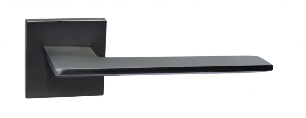 Дверна ручка TM RB QUATTRO модель Q 01.50 (пара), кмпл. MB/мат. чорний, шт