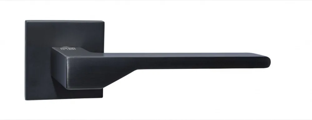 Дверна ручка TM RB QUATTRO модель Q 02.50 (пара), кмпл. MB/мат. чорний, шт