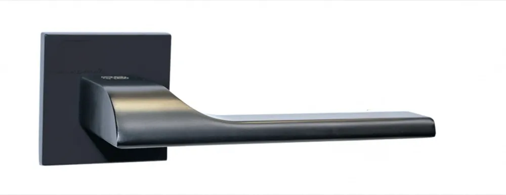 Дверна ручка TM RB QUATTRO модель Q 03.50 (пара), кмпл. MB/мат. чорний, шт