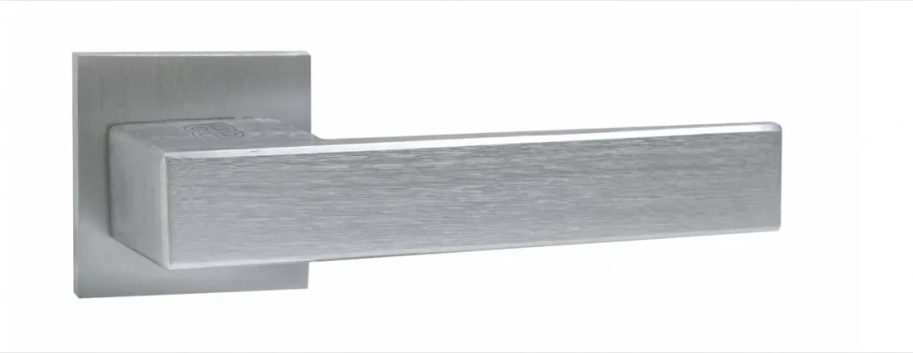 Дверна ручка TM RB QUATTRO модель Q 06.50 (пара), кмпл. SB/браш. срібло, шт