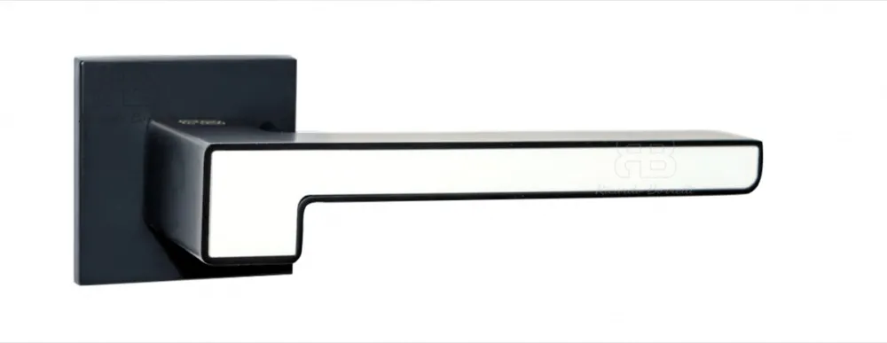 Дверна ручка TM RB QUATTRO модель Q 05.50 (пара), кмпл. MB/мат. чорний, шт