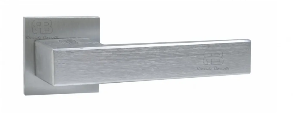 Дверна ручка TM RB QUATTRO модель Q 06.50 (пара), кмпл. SB/браш. срібло, шт