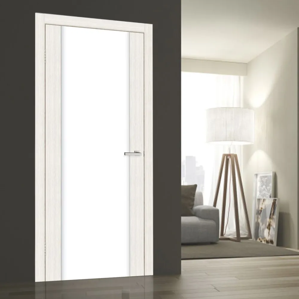 Міжкімнатні двері Оміс Gloss triplex milk Cortex/ Bianco — фото 2