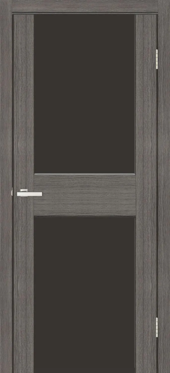 Міжкімнатні двері Оміс Gloss 03 triplex black Cortex Ash